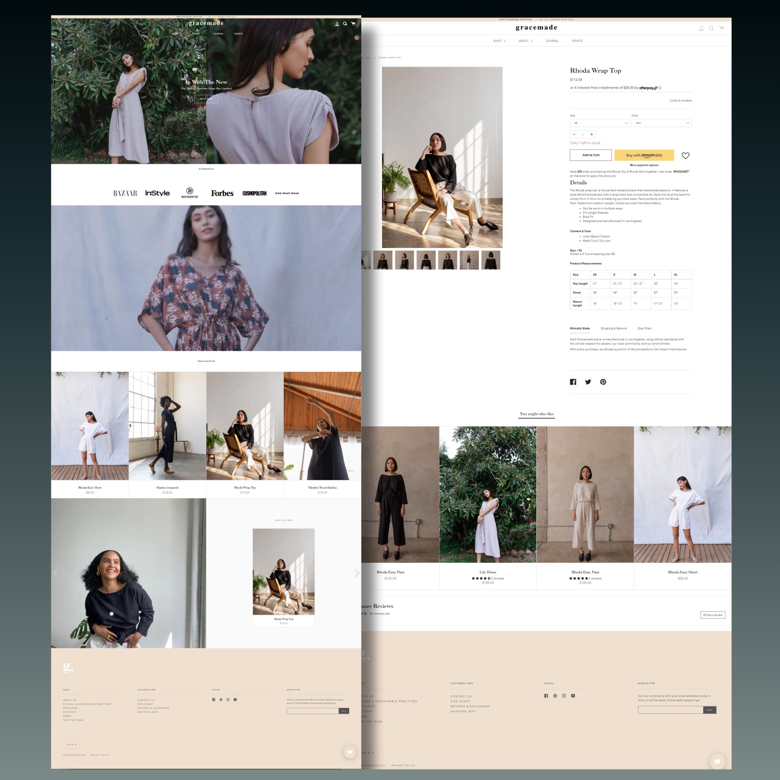 e-commerce website